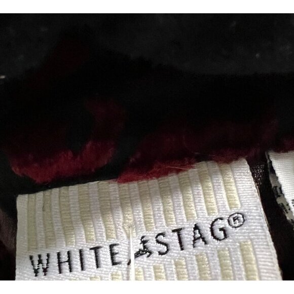 White‎ Stag Vintage Dark Romantic Velvet Burnout Animal Print Blouse Size Medium - Picture 2 of 8